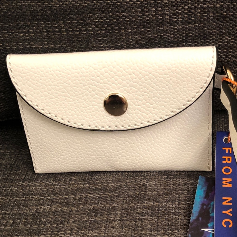 New, Never Used Violet Ray White Keychain Wallet